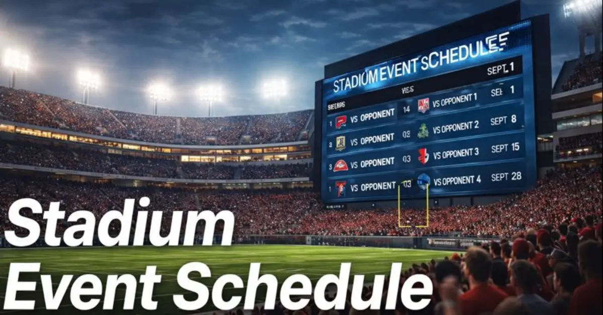 stadium event schedule