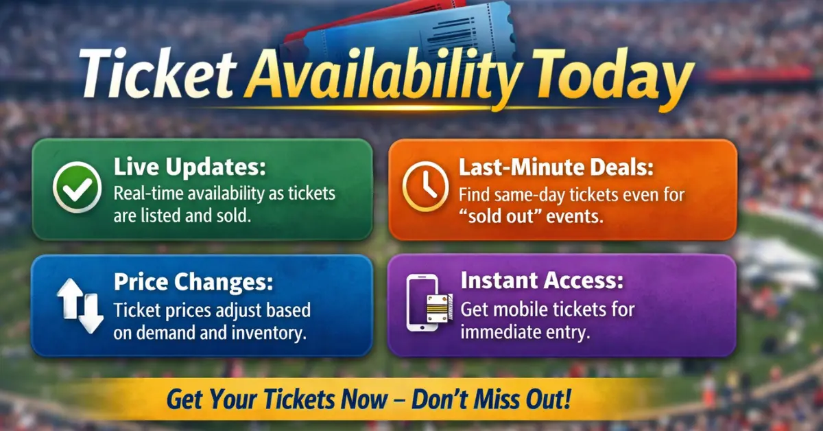 ticket availability today