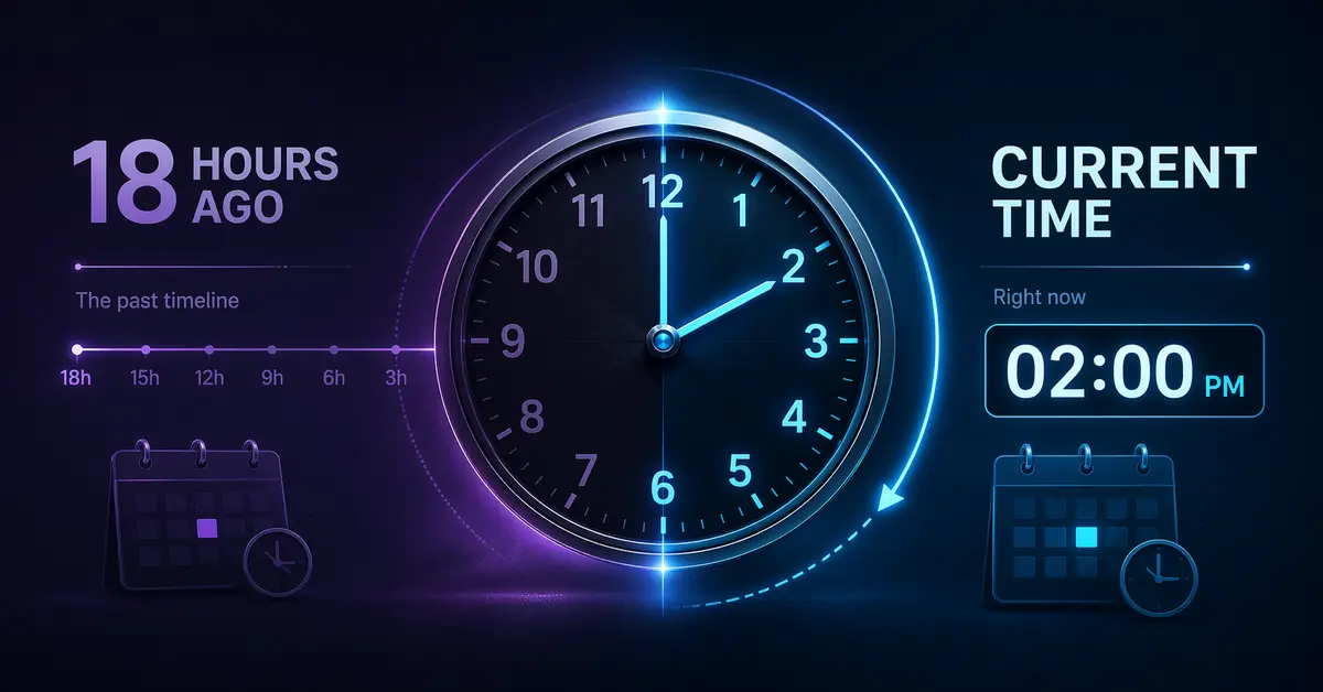 What Time Was It 18 Hours Ago