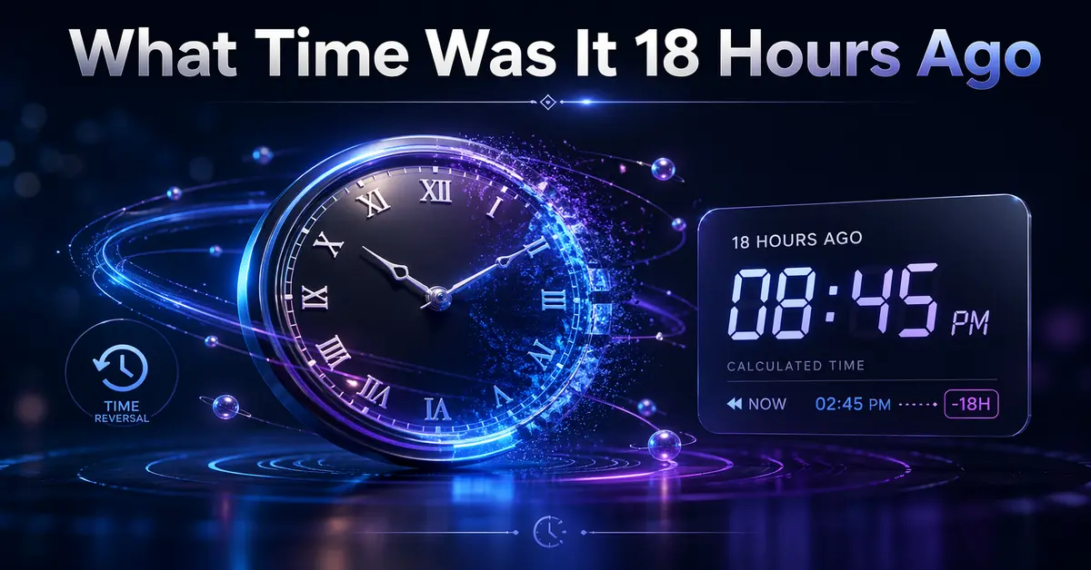 What Time Was It 18 Hours Ago