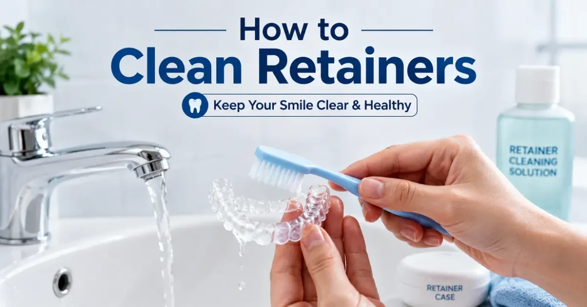 how to clean retainers
