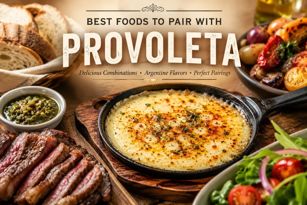 best foods to pair with provoleta