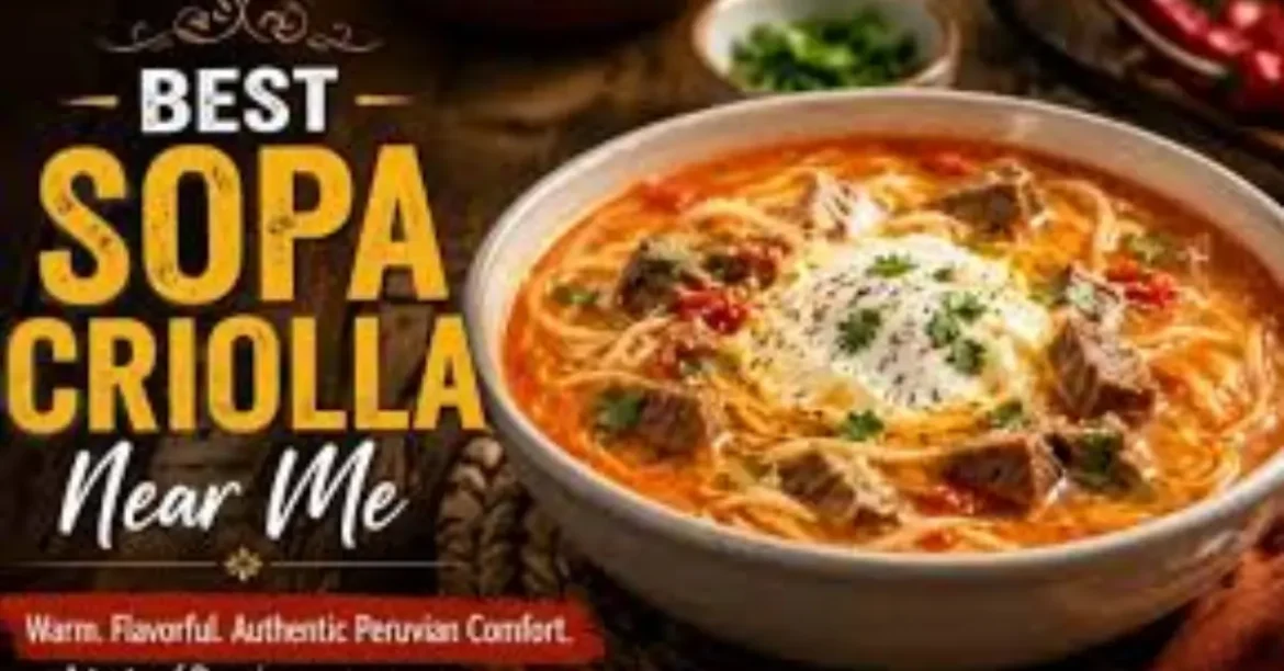 best sopa criolla near me