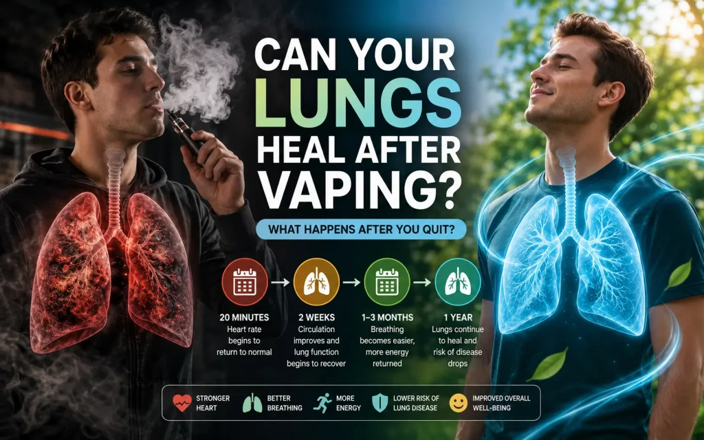 can your lungs heal after vaping