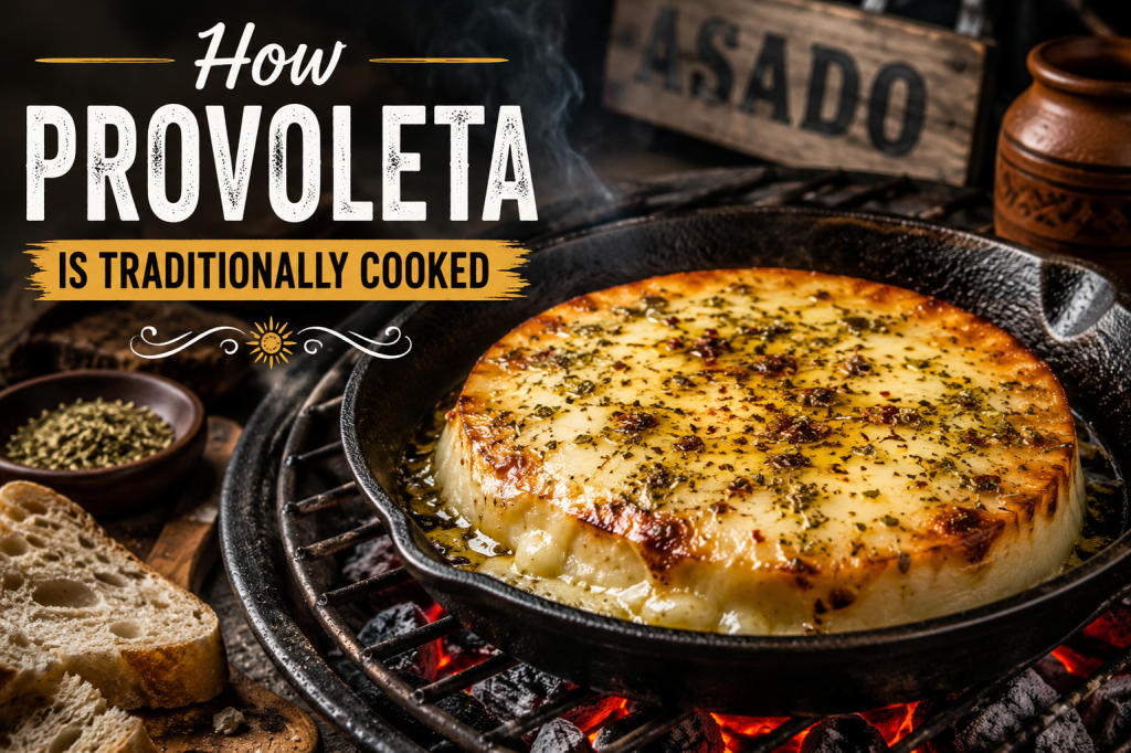 how provoleta is traditionally cooked