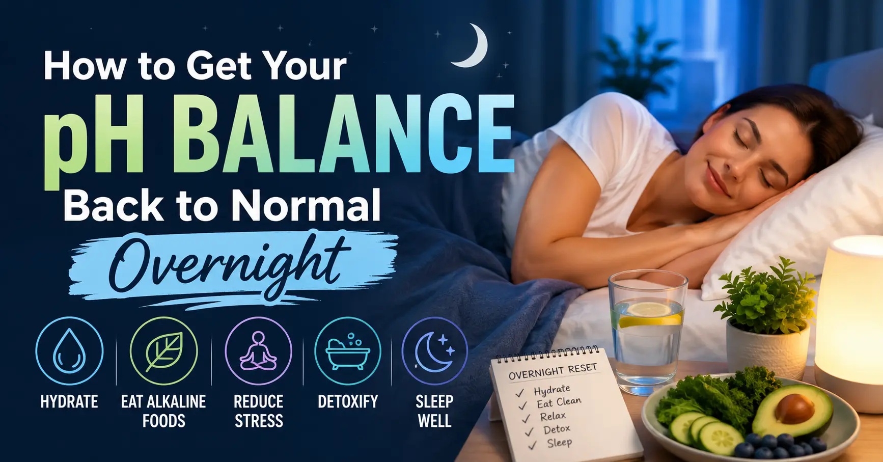 how to get your pH balance back to normal overnight