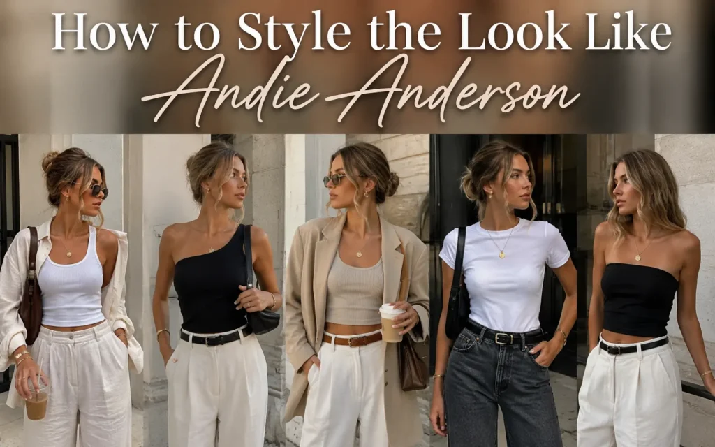 how to style the look like andie anderson