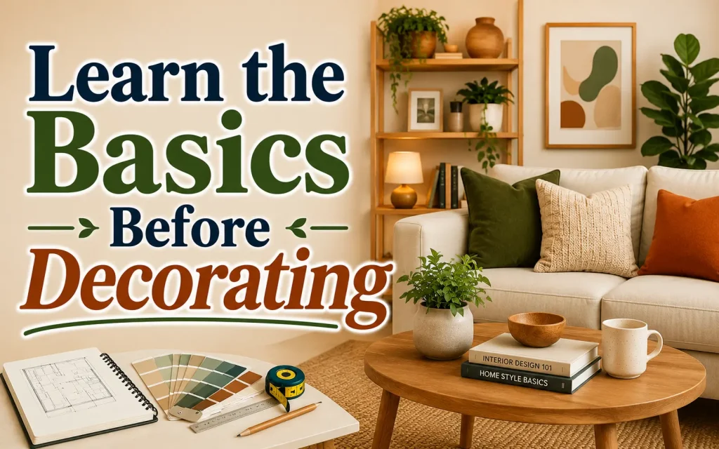 learn the basics before decorating