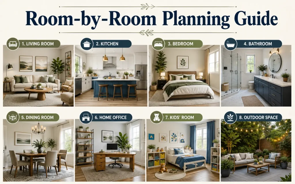 room-by-room planning guide