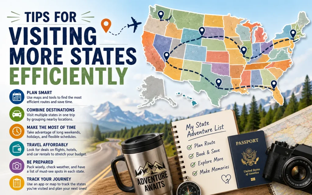 tips for visiting more states efficiently
