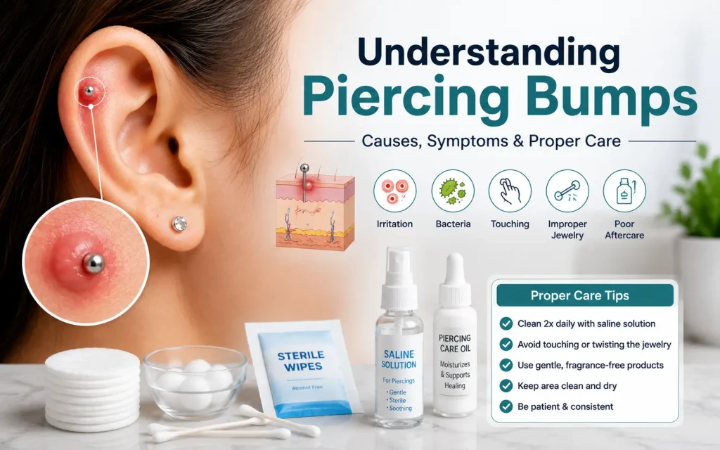 understanding piercing bumps