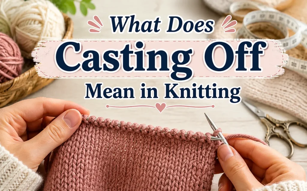 what does.casting off mean in knitting