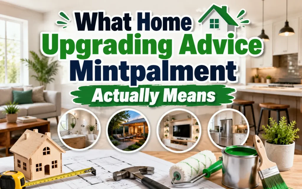 what home upgrading advice mintpalment actually means