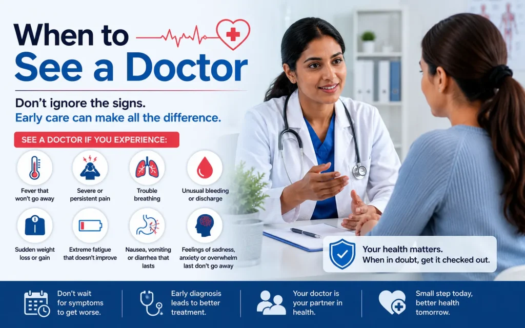 when to see a doctor